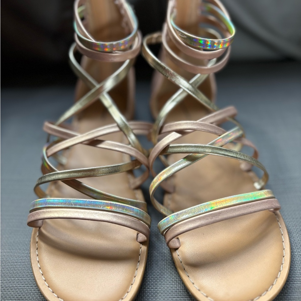 Cat & Jack Strappy Sandals (Girls sz 4)